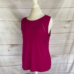 2 / $25 Adrienne Vittadini Hot Pink Tank